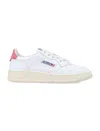 Autry Medalist Low Sneakers In White And Polignac Leather Shoes In White