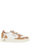 Autry Multicolour Leather Sneakers In Brown