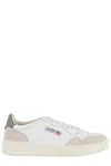 Autry Medalist Low-top Sneakers With Suede Accents In White