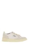 Autry Medalist Low Sneakers With Two Tone Glitter