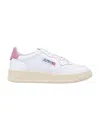 Autry Medalist Low Sneakers In White And Polignac Leather Shoes
