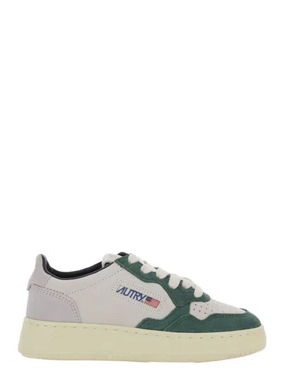 AUTRY MEDALIST MULTICOLOR LOW TOP SNEAKERS WITH LOGO PATCH ON TONGUE AND SIDE IN LEATHER BOY