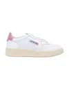 Autry Medalist Low Sneakers In White And Polignac Leather Shoes