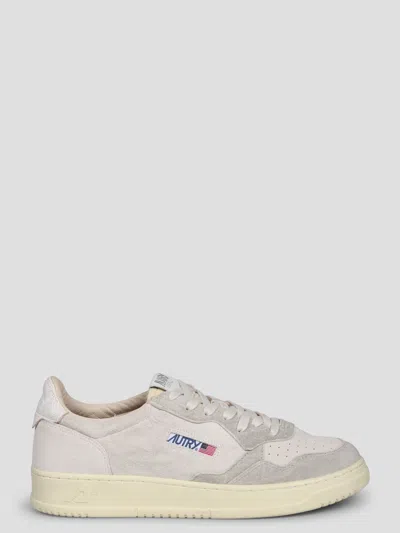 Autry Medalist Low Bi-color Sneakers In White