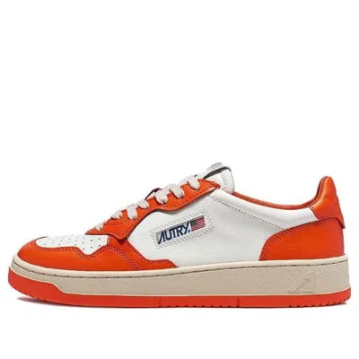 Autry Medalist Low Bicolor 'white Orange'