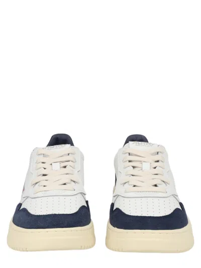 Autry Medalist Low Cow Leather Suede Sneakers In Animal Print