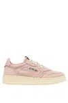 Autry Lace-up Low-cut Casual Shoes In Peach Whip
