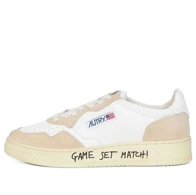 Autry Medalist Low 'game Set Match - White' In Neutral
