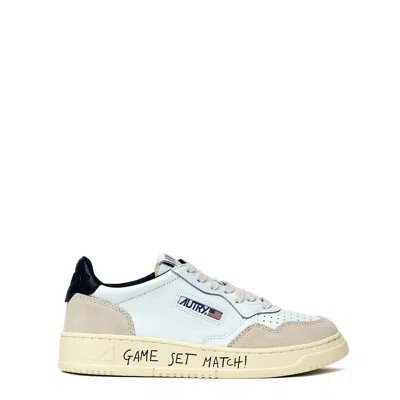 Autry Medalist Low Game Set Match Sneakers In White