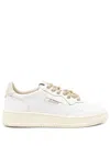 Autry Medalist Leather Low-top Sneakers In Neutral