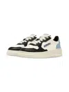 Autry Medalist Kids Low Kid Tri/four Bk/wswh/drbl In White