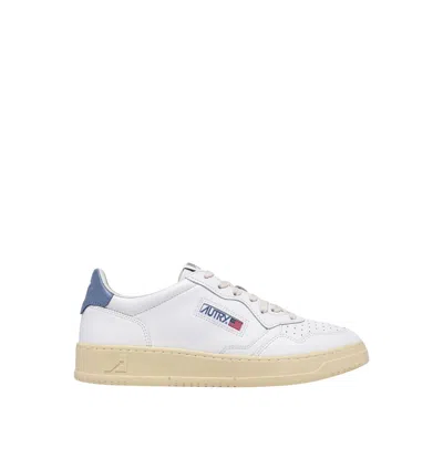 Autry Medalist Low Leat Leat Wht Tempest In White
