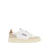 Autry Medalist Low Leat Suede Wht Brnsug Sneakers In Multi