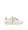 Autry Medalist Low Leat Swoll Wht Wht In White