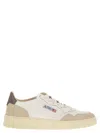 Autry Medalist Low-top Sneakers With Suede Accents In White