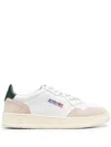 AUTRY AUTRY MEDALIST LOW LEATHER AND SUEDE SNEAKERS