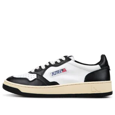 Autry Medalist Low Leather 'black White'