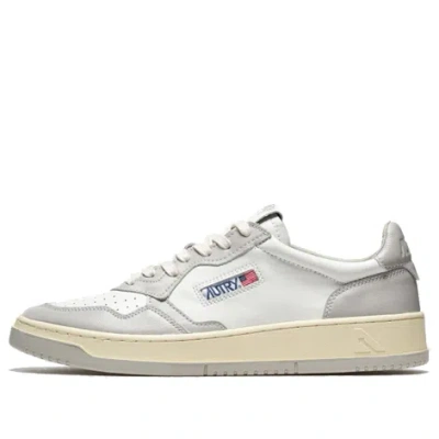 Autry Medalist Low Leather 'grey White'