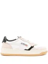 Autry Givenchy Two-tone Denim And Synthetic Leather Spectre Sneakers