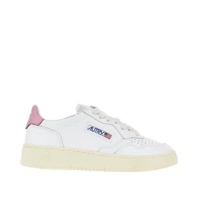 AUTRY 'MEDALIST LOW' LEATHER SNEAKERS