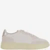 Autry Medalist Low Leather Sneakers In Neutral