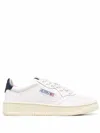 Autry Medalist White Low Top Sneakers With Contrasting Heel Tab In Leather Woman