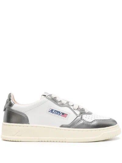 Autry Medalist Low Leather Sneakers In Multi