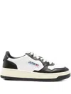 Autry "medalist Low" Leather Sneakers In Black