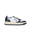 Autry Medalist Low Leather Sneakers In Blue