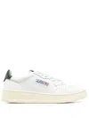 Autry Blue Leather Sneakers In White