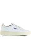 Autry Medalist Low Leather Sneakers In White