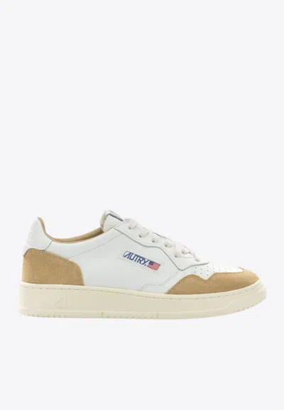 Autry Medalist Low Leather Sneakers In Multi