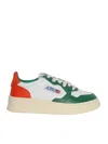 Autry Medalist Low Leather Sneakers In White