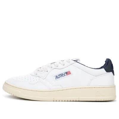 Autry Medalist Low Leather 'white Black'