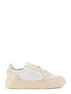 Autry Medalist Low Low-top Leather Sneakers In Neutral