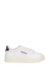 Autry White Medalist Low Leather Sneakers In White