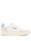 Autry 'medalist' White Low Top Sneakers With Embossed Logo On The Tongue In White