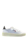 Autry White Medalist Low Leather Sneakers In White