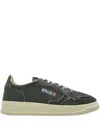 Autry Medalist Pony Hair Sneakers In Green