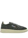 Autry Medalist Pony Hair Sneakers In Green