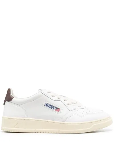 Autry "medalist Low" Man Sneakers Shoes In White