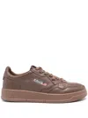 Autry Brown Leather Medalist Sneakers In Brown