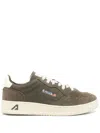 Autry Low-top Suede Sneakers With Rubber Sole And Lace-up Closure