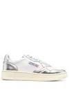 Autry "medalist Low" Mirror Leather Sneakers In Multi