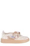 Autry Medalist Low Velvet Sneakers In Multi
