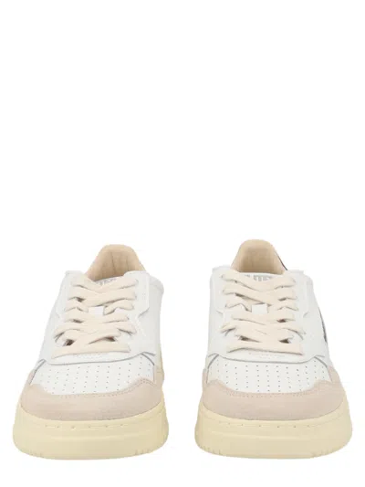 Autry Medalist Low Perforated Leather Low-top Sneakers In Multi