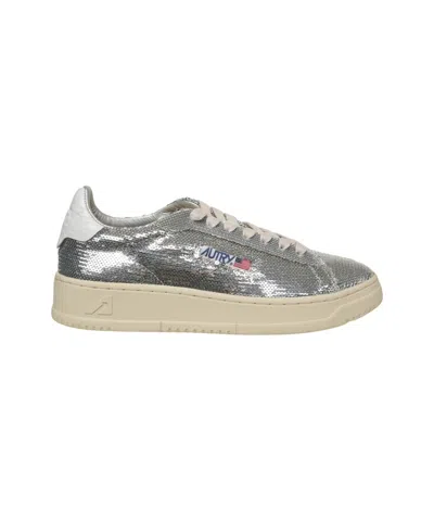 AUTRY MEDALIST LOW' SEQUINED SNEAKERS