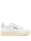 Autry Medalist Leather Low-top Sneakers In White