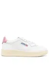 Autry Medalist Low Sneakers In White And Polignac Leather Shoes In White