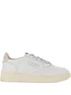 Autry Medialist Low Leather Sneakers In White